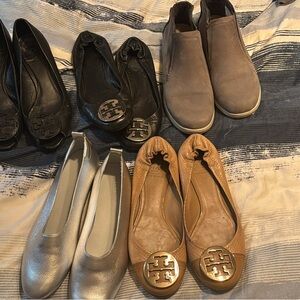 High End Shoe lot Tory Burch Everlane Olukai size 8-9